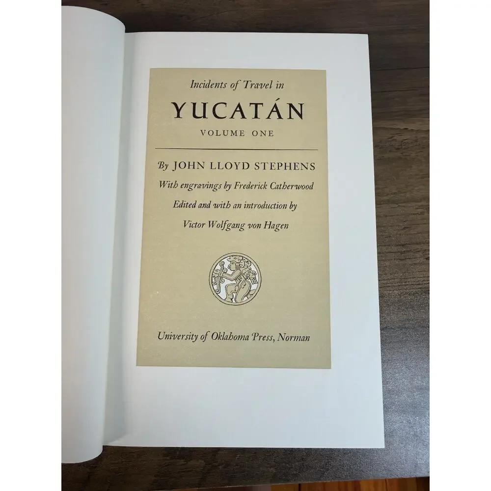 Incidents Of Travel In Yucatan John Lloyd Stephens 1962 First Printing Ex-Lib